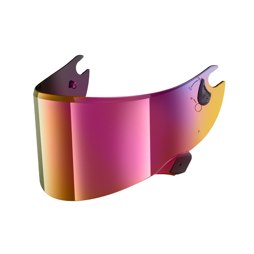 Shark Replacement Anti-Scratch/Anti-Fog Mirrored Pink/Gold Visor for Race-R Pro Helmets