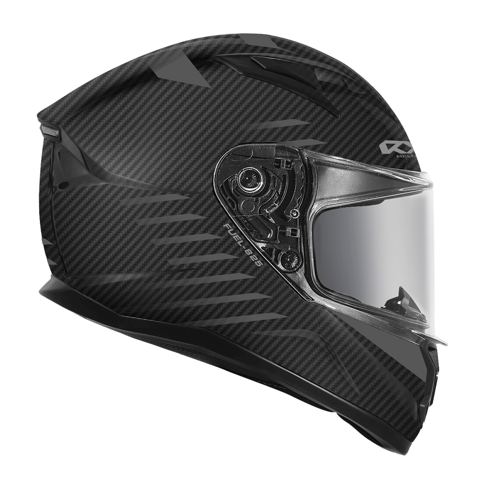 RXT 825 Street 2 Fuel Matte Carbon Black/Silver Helmet