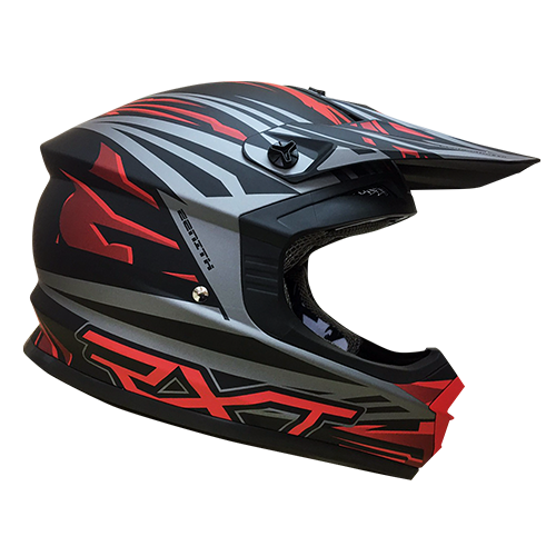 RXT A730 Zenith 3 Matte Black/Red Helmet