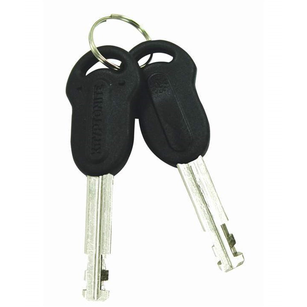 Kryptonite Keeper 5-S2 Disc Lock Black Chrome w/Reminder Cable