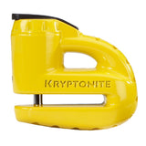 Kryptonite Keeper 5-S2 Disc Lock Matte Yellow w/Reminder Cable