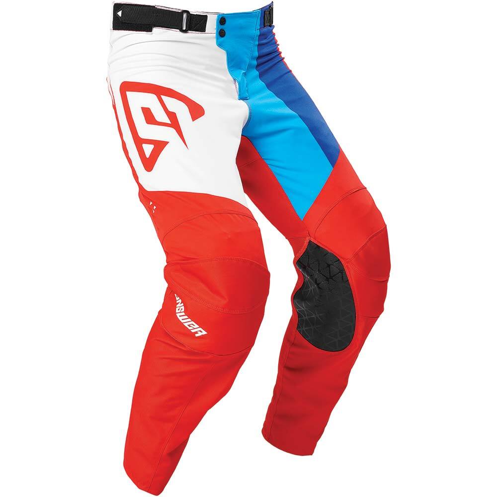 Answer A21 Pace Elite White/Red/Hyper Blue Pants