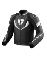 REV'IT! Quantum 3 Black/Anthracite Leather Jacket