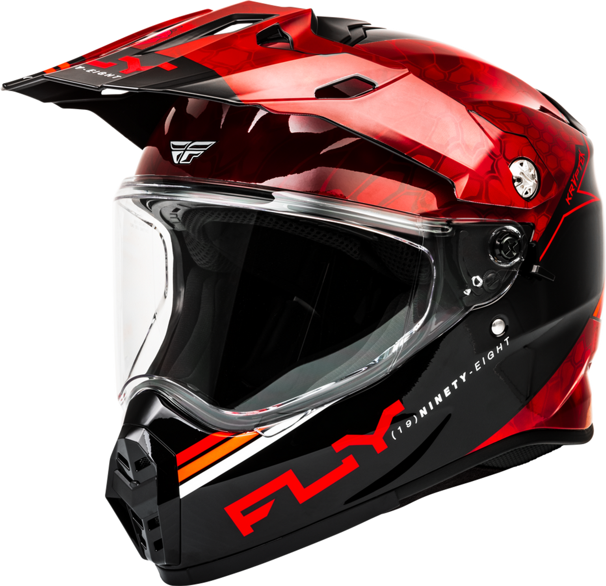 FLY Trekker Kryptek Conceal Red/Black Helmet