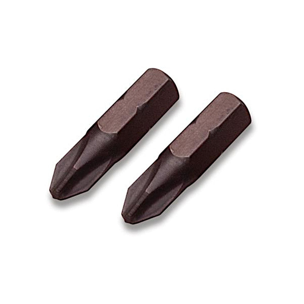 Motion Pro Replacement JIS Cross Point 1/4" Hex-Drive Bit Size No.2 (2 Pack)