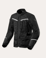 REV'IT! Voltiac 3 H2O Black/Silver Textile Jacket [XXL][INTERNAL]