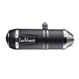 LeoVince LVFS14349EB LV One Evo Black Edition Full Exhaust System w/Slash Cut Carbon End Cap for Yamaha Tracer 7/Tracer 7 GT 21-22