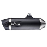 LeoVince LVSO14006 Nero Stainless Black Slip-On Muffler w/Carbon End Cap for Triumph Tiger 800 XC/XCA/XCX/XR/XRX 11-16