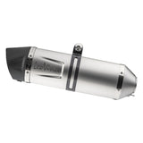 LeoVince LVSO14314E LV One Evo Stainless Steel Slip-On Muffler w/Carbon End Cap for Honda CB 500 F/CBR 500 R 19-21/CB 500 X 19-22