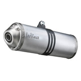 LeoVince LVSO3549 X3 Aluminium Slip-On Muffler w/Stainless End Cap for Kawasaki KLR 650 97-22