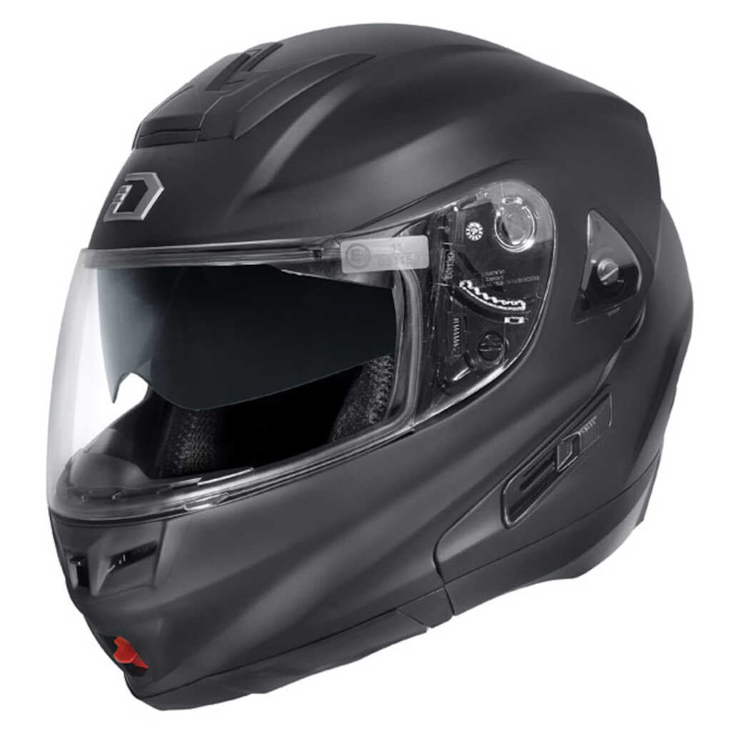 DriRider Compass Matte Black Modular Helmet [LG][INTERNAL]