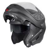 DriRider Compass Matte Black Modular Helmet [LG][INTERNAL]
