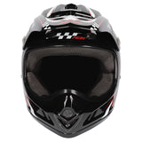 M2R MX2 JR Lightning PC-1 Red/White/Black Youth Helmet