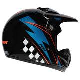 M2R MX2 JR Lightning PC-8 Orange/Blue/Black Youth Helmet