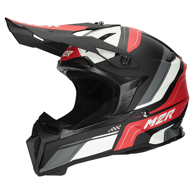 M2R X2.1 Pulse PC-1F Red/Black Helmet