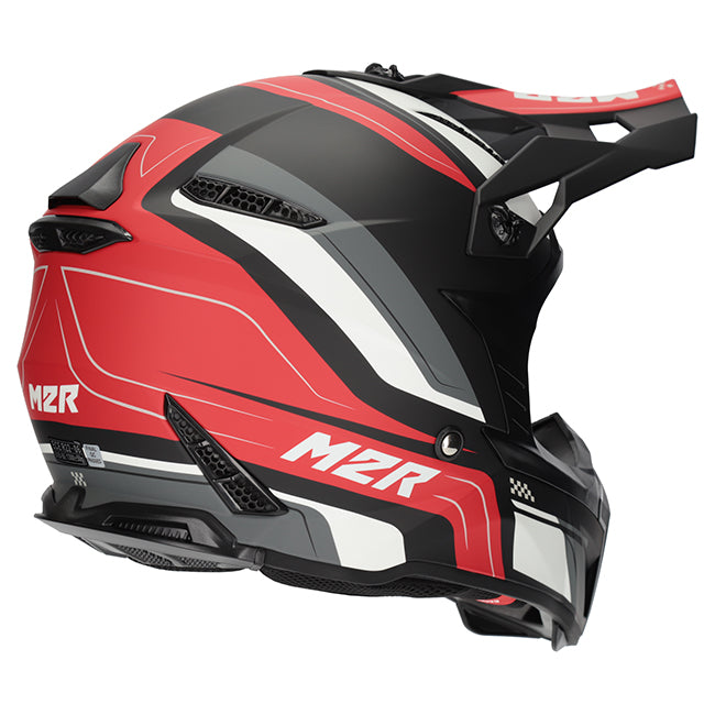 M2R X2.1 Pulse PC-1F Red/Black Helmet