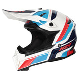 M2R X2.1 Pulse PC-2 Blue/White/Red Helmet