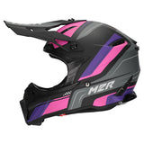 M2R X2.1 Pulse PC-7F Pink/Purple/Black Helmet