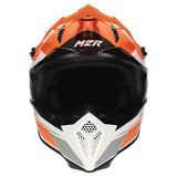 M2R X2.1 Pulse PC-8F Orange/White/Silver Helmet