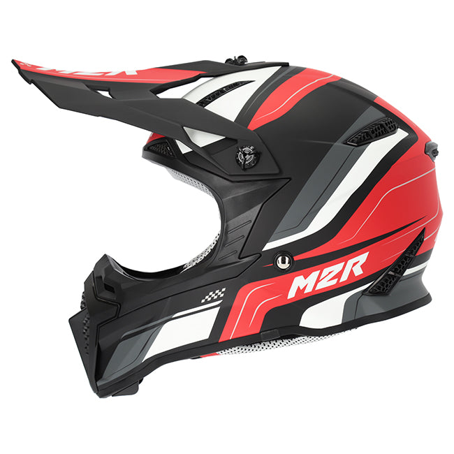 M2R X2.1 Pulse PC-1F Red/Black Youth Helmet