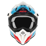 M2R X2.1 Pulse PC-2 Blue/White/Red Youth Helmet