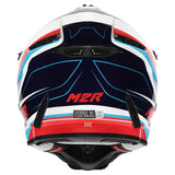 M2R X2.1 Pulse PC-2 Blue/White/Red Youth Helmet