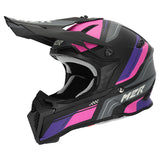 M2R X2.1 Pulse PC-7F Pink/Purple/Black Youth Helmet