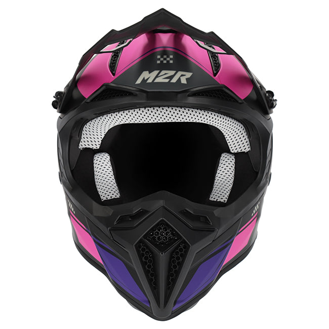 M2R X2.1 Pulse PC-7F Pink/Purple/Black Youth Helmet