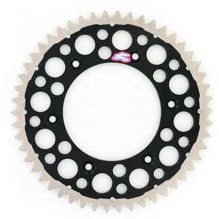 Renthal 112O52050GPBK Twinring Grooved 50T Rear Sprocket Black (520 Pitch)