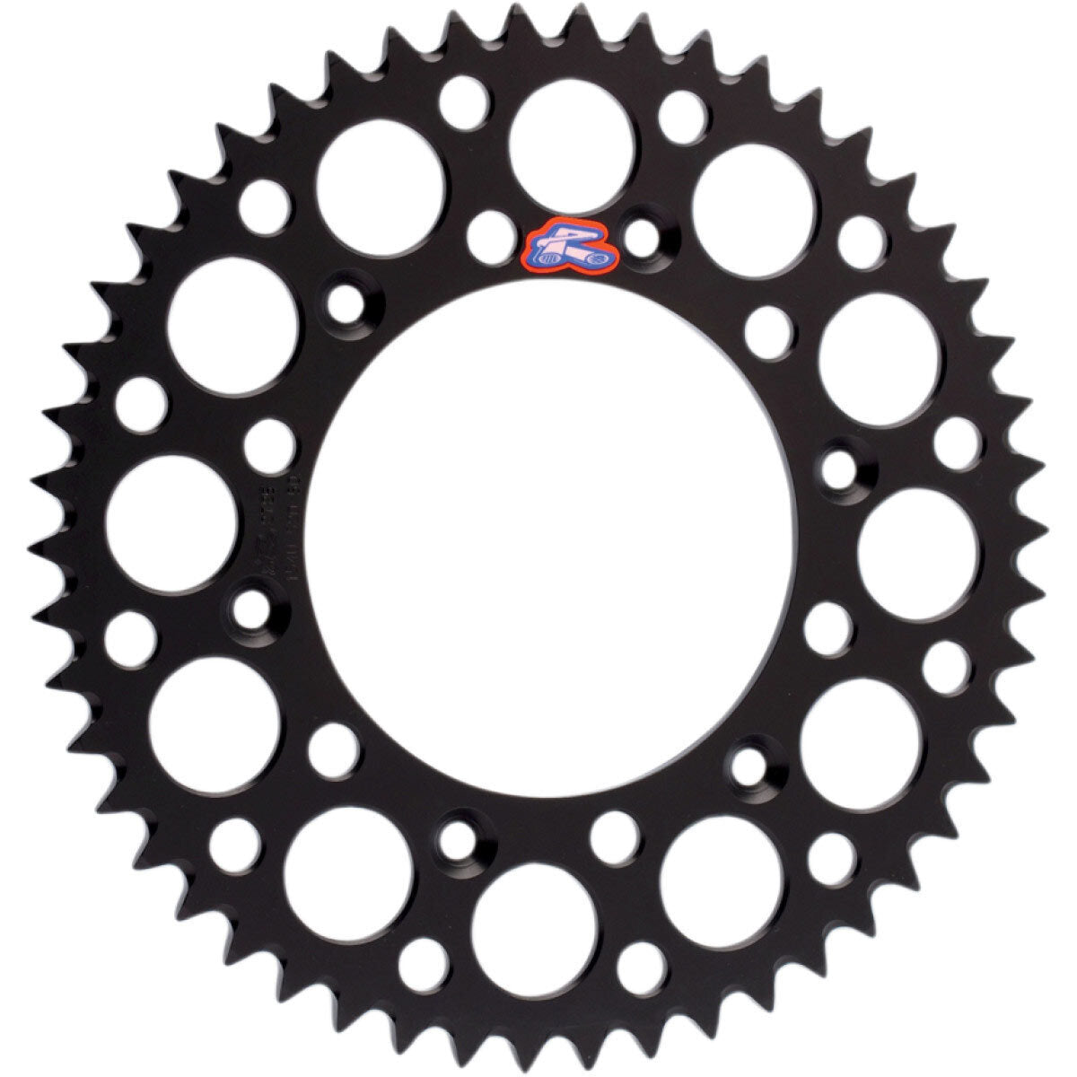 Renthal 112U52052GBK Ultralight Grooved 52T Rear Sprocket Black (520 Pitch)