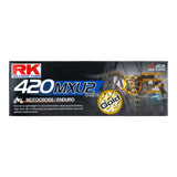 RK Takasago Chain 12-429-136GD MXU Series U-Ring Chain GB420MXU 136 Link Gold