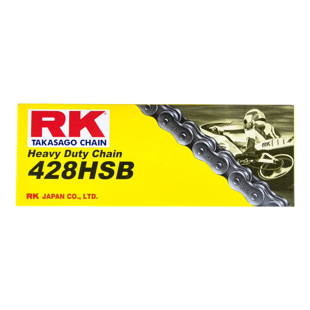 RK Takasago Chain 12-481-126 Heavy Duty Chain 428HSB 126 Link