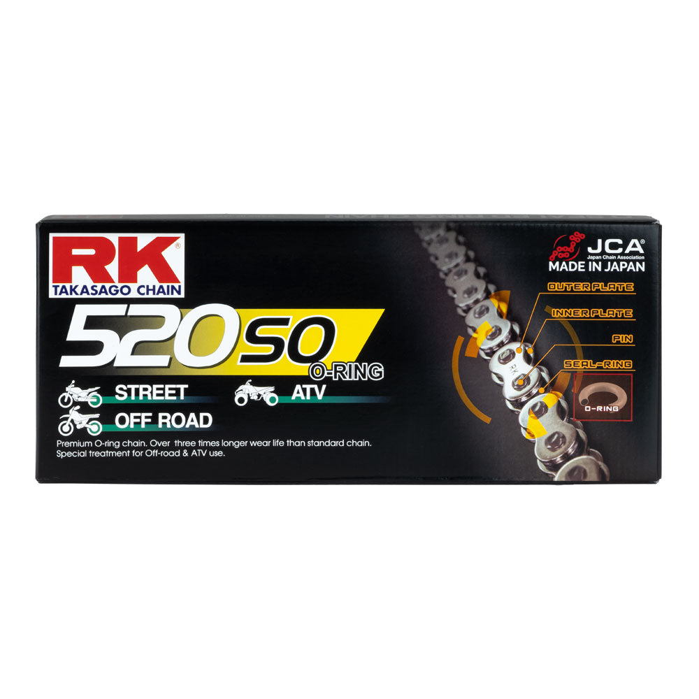 RK Takasago Chain 12-525-120 SO Series O-Ring Chain 520SO 120 Link