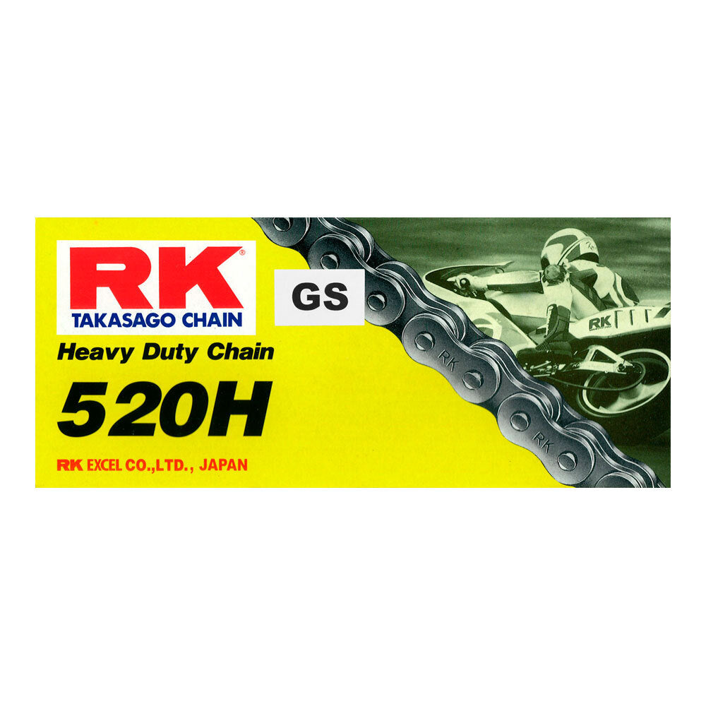 RK Takasago Chain 12-52D-120GD Heavy Duty Chain GS520H 120 Link Gold