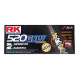 RK Takasago Chain 12-52W-130GD GXW Series XW-Ring Chain GB520GXW 130 Link Gold