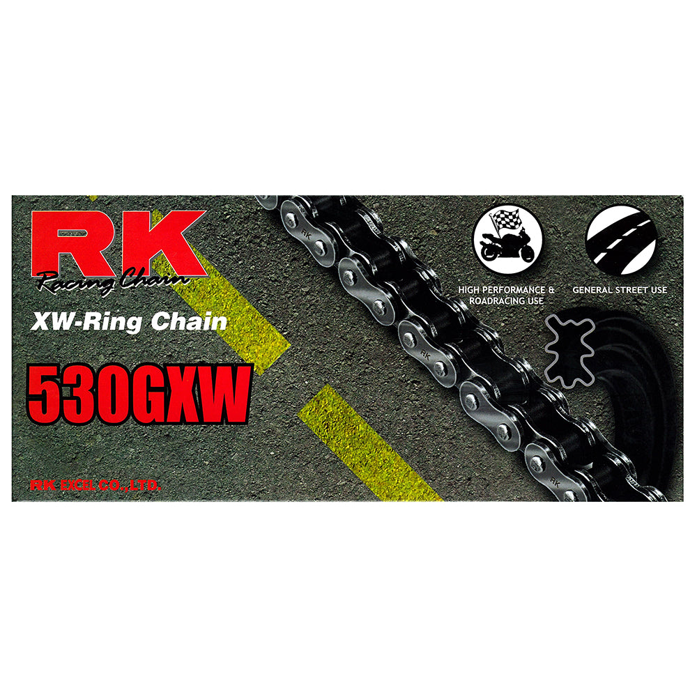 RK Takasago Chain 12-53W-114 GXW Series XW-Ring Chain 530GXW 114 Link