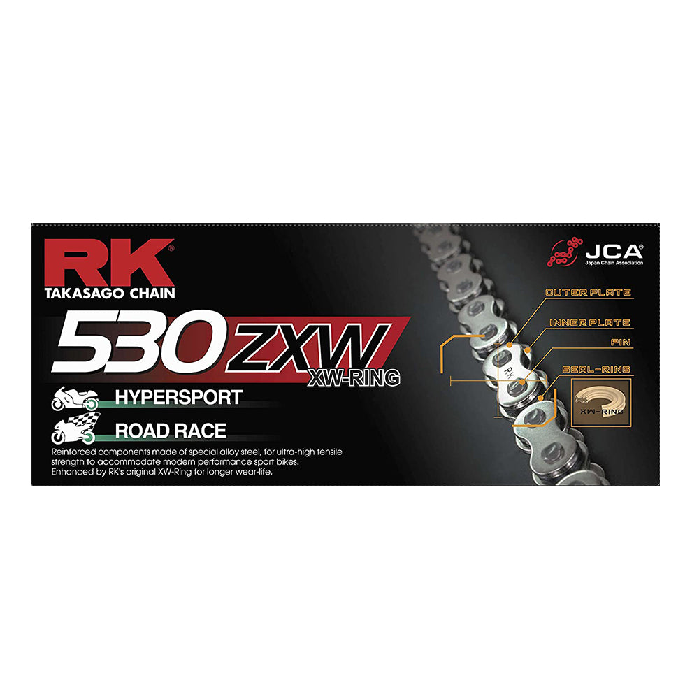 RK Takasago Chain 12-53Z-120 ZXW Series XW-Ring Chain 530ZXW 120 Link