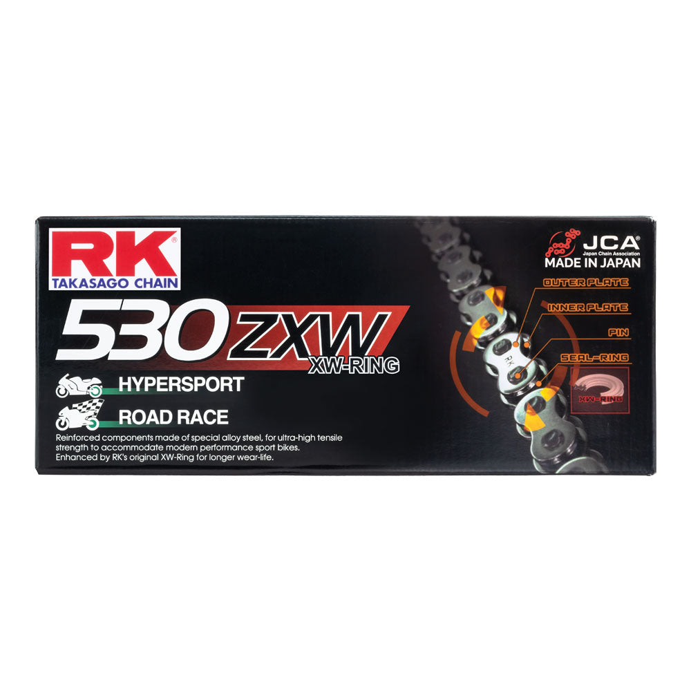 RK Takasago Chain 12-53Z-120 ZXW Series XW-Ring Chain 530ZXW 120 Link