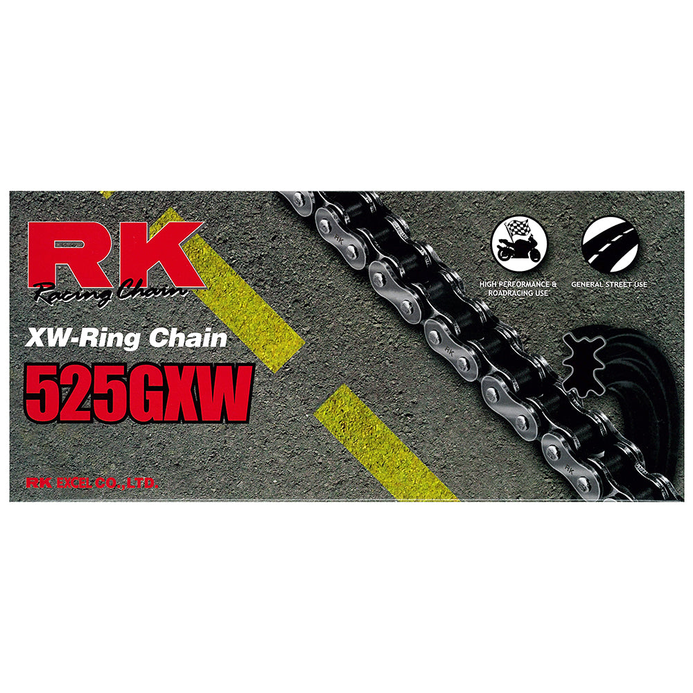 RK Takasago Chain 12-55W-112 GXW Series XW-Ring Chain 525GXW 112 Link