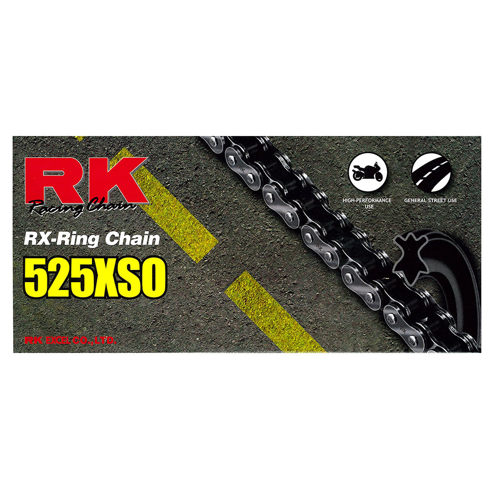 RK Takasago Chain 12-55X-112 XSO Series RX-Ring Chain 525XSO 112 Link