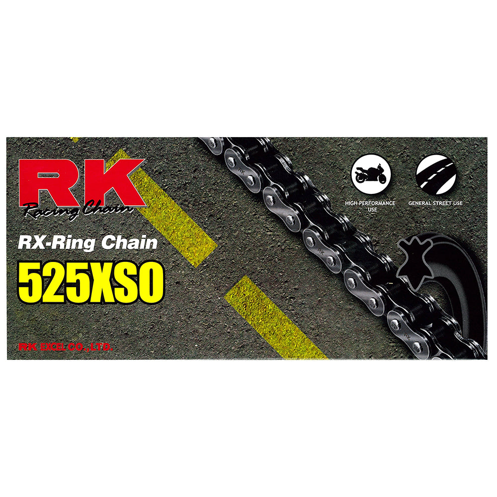 RK Takasago Chain 12-55X-120 XSO Series RX-Ring Chain 525XSO 120 Link