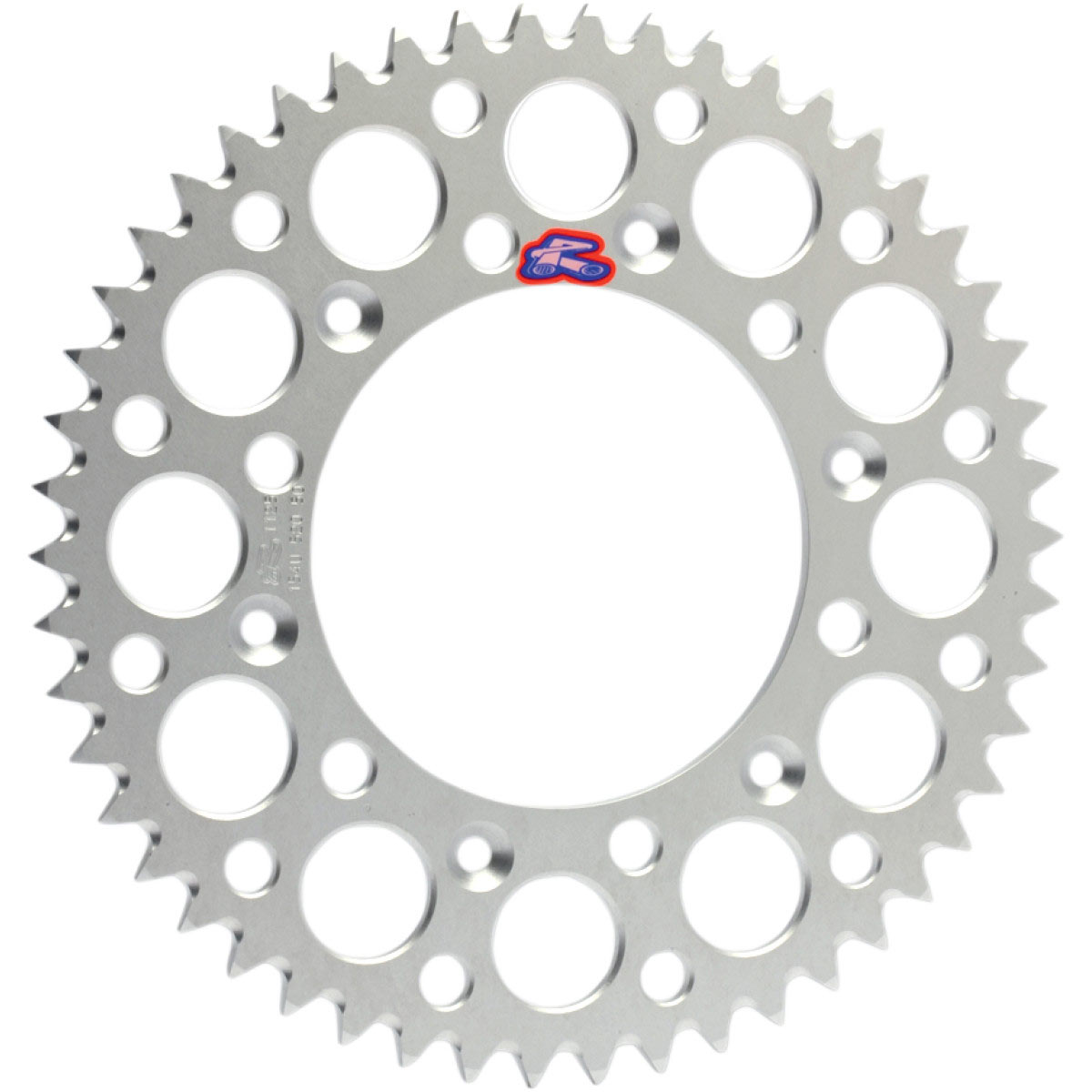 Renthal 131U52048G Ultralight Grooved 48T Rear Sprocket Silver (520 Pitch)