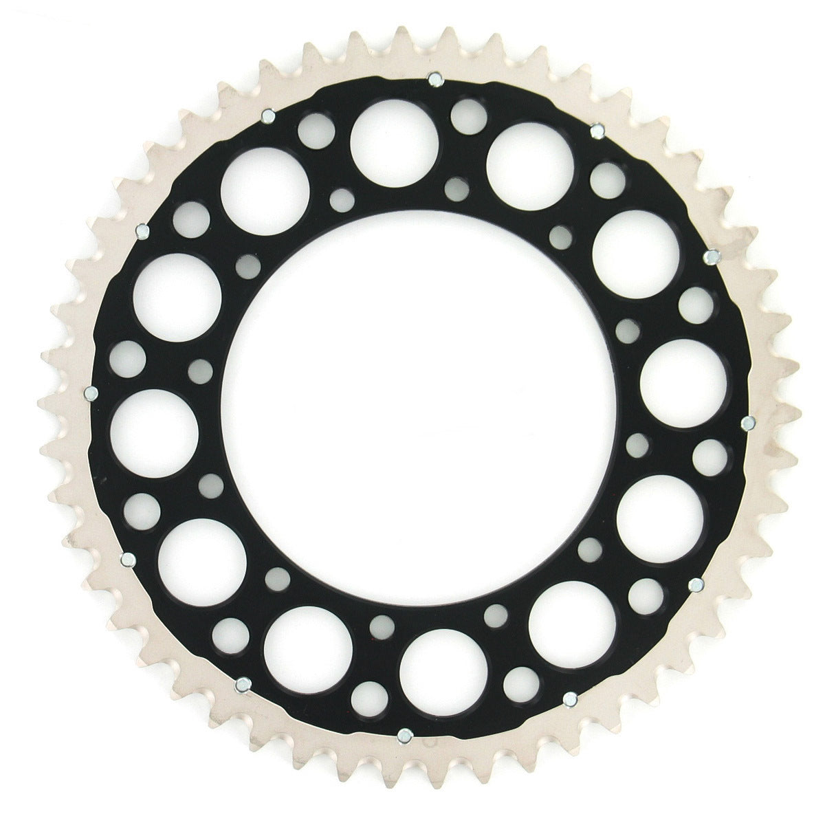 Renthal 123O52050GPBK Twinring Grooved 50T Rear Sprocket Black (520 Pitch)