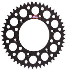 Renthal 123U52049GBK Ultralight Grooved 49T Rear Sprocket Black (520 Pitch)