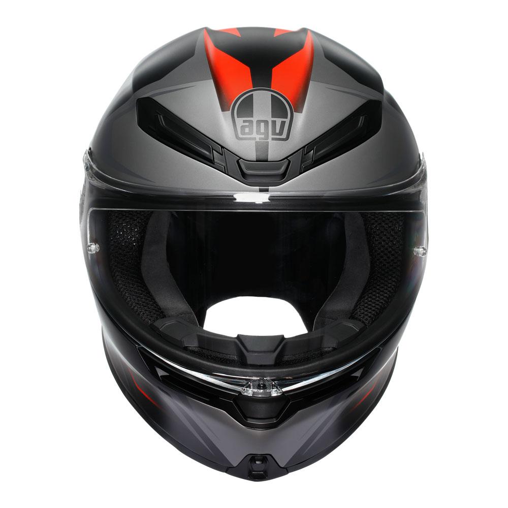 AGV K6 S Karve Black/Grey/Red Helmet