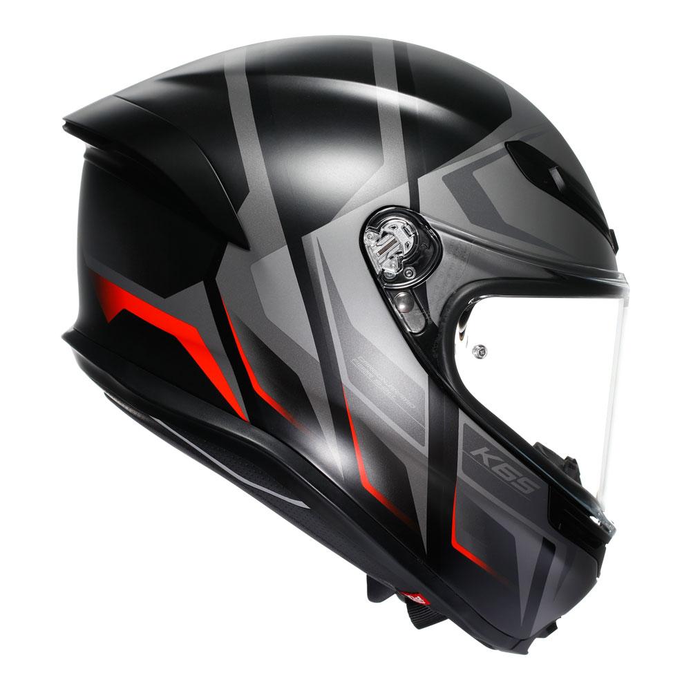 AGV K6 S Karve Black/Grey/Red Helmet