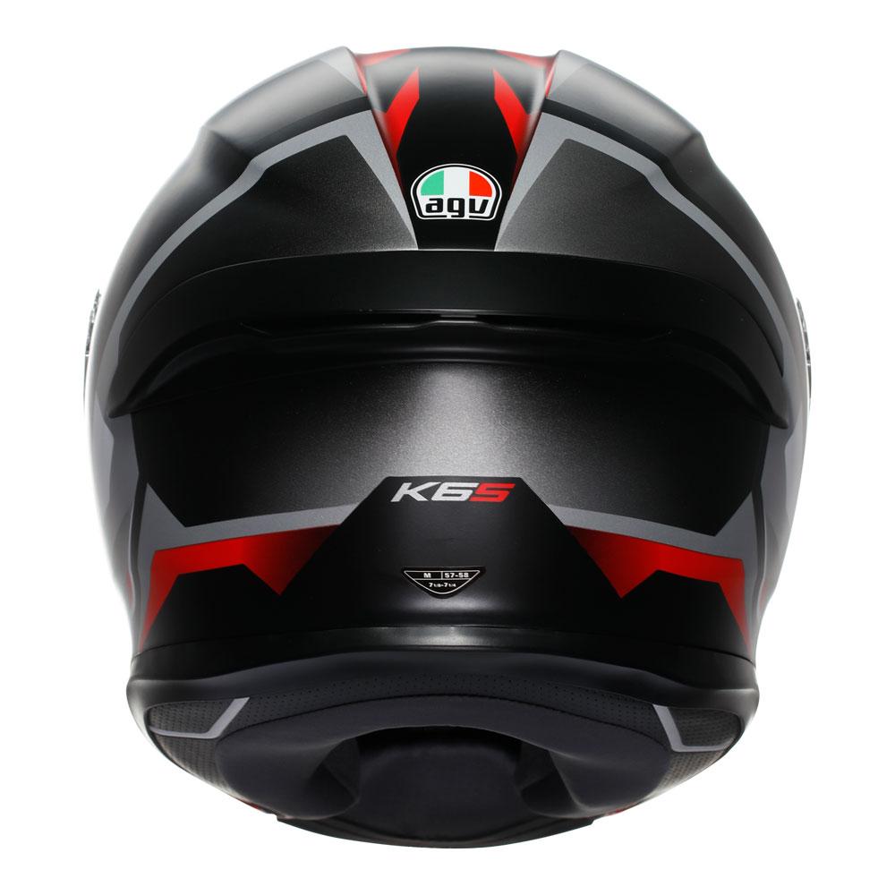 AGV K6 S Karve Black/White/Red Helmet