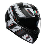 AGV K3 Rivia Matte Black/White Helmet