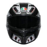 AGV K3 Rivia Matte Black/White Helmet