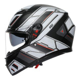 AGV K3 Rivia Matte Black/White Helmet